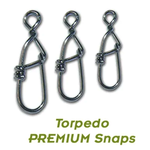 Torpedo Snaps Size 0 20lb. 20-pk