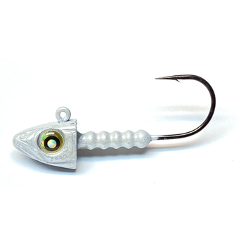 Nishine Lure Works Nishine Smelthead 2/7oz 2/0 White Pearl 2-pk