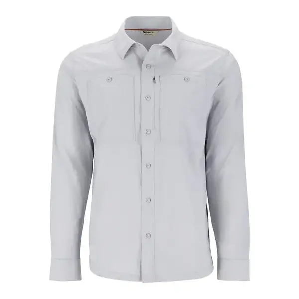 Simms M's Flyover Shirt Sterling Medium - Reg. $134.99