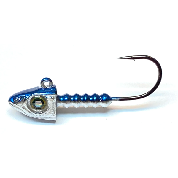 Nishine Lure Works Nishine Smelthead 5/8oz 2/0 Blue Back Herring 2-pk