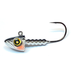 Nishine Lure Works Nishine Smelthead 5/8oz 2/0 Black Back 2-pk
