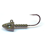 Nishine Lure Works Nishine Smelthead 5/8oz 2/0 Green Pumpkin 2-pk