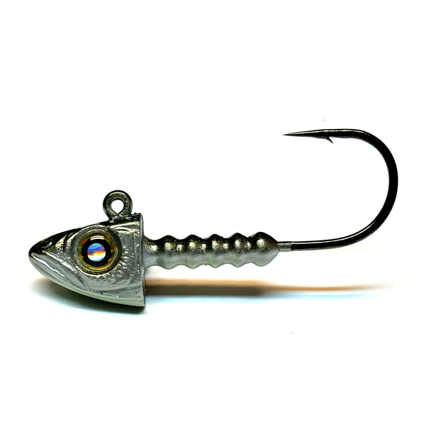 Nishine Lure Works Nishine Smelthead 5/8oz 2/0 CG Smelt Glow 2-pk