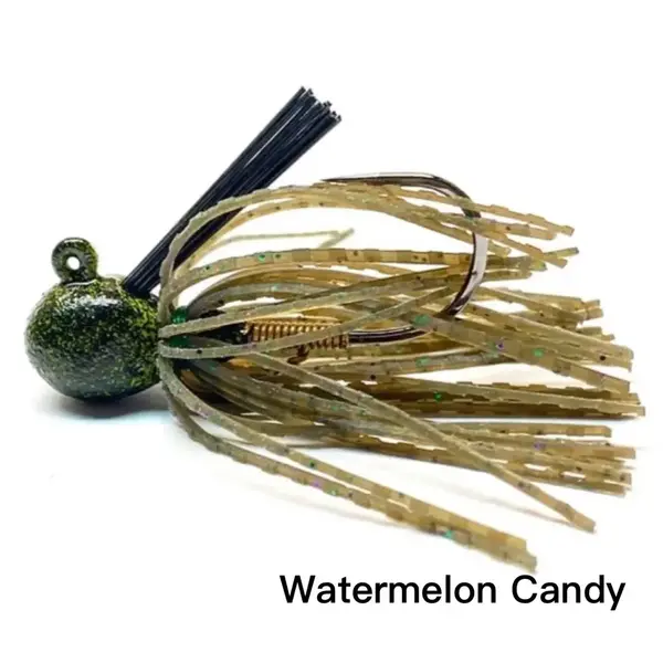 Nishine Lure Works Nishine Finesse Cover Jig 1/3oz 2/0 Water Melon Candy
