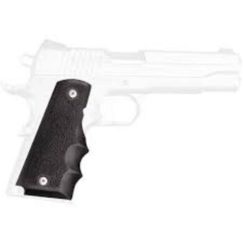 Hogue Rubber Overmold Grips for 1911 Style Pistols With Finger Groves