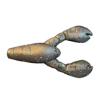 Great Lakes Finesse Snack Craw 2.1" Matte Black Red 6-pk