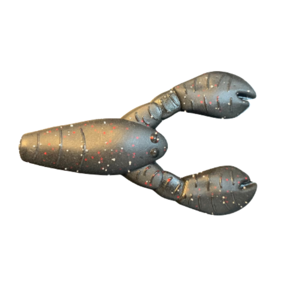 Great Lakes Finesse Snack Craw 2.1" Matte Black Red 6-pk