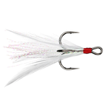 Owner Tournament Trailer Treble Size 2 White Flash 2-pk