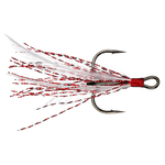 Owner Tournament Trailer Treble Size 4 White Red Flash 2-pk