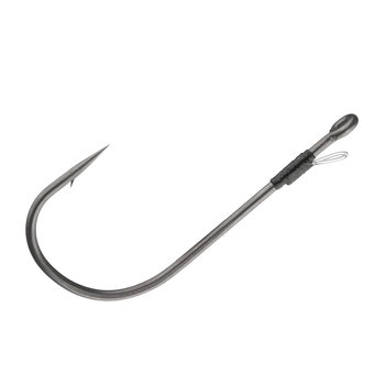 Owner Jungle Flipping Hook Silky Gray 4/0 4-pk