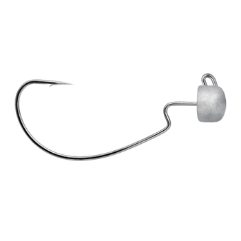 Owner Block Head Offset Jig Natural 1/8oz 1/0  4-pk