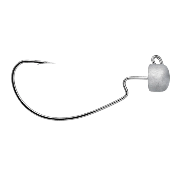 Owner Block Head Offset Jig Natural 1/8oz 1/0  4-pk
