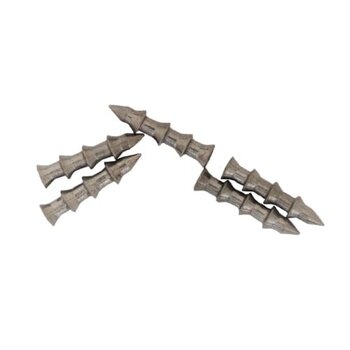 X Zone Tungsten Pagoda Nail Sinker, Plain 3/32oz 5-pk