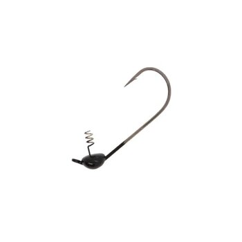X Zone Tungsten Shakey Jig Head Black 3/16oz 2-pk
