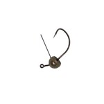 X Zone Tungsten Weedless Wacky Jig Green Pumpkin  1/8oz 2-pk