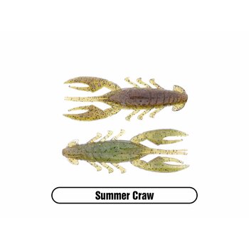 X Zone Stealth Finesse Series 2.5" Scented Stealth Craw. Summer Craw
