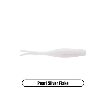 X Zone Stealth Finesse Series 2.75" Scented Stealth Minnow. Pearl Silver Flake