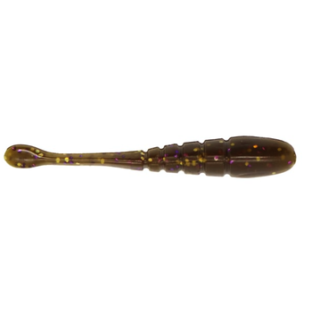 X Zone Finesse Slammer 3.25" Green Pumpkin Purple Gold 10-pk