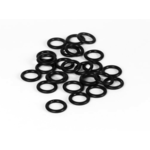 X Zone Wacky Rigging O'Rings Black Large 25-pk