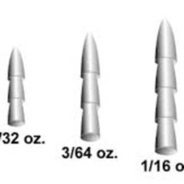 X Zone Lead Pagoda Nail Sinker 1/32oz  6-pk