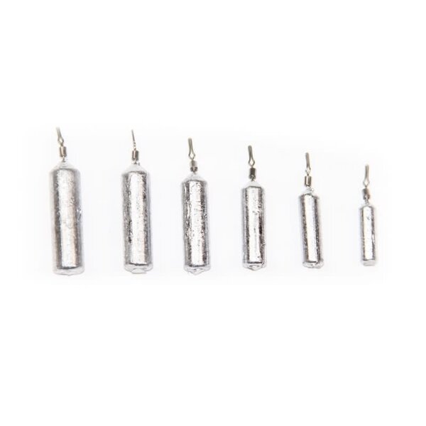 X Zone Pencil Drop Shot Weight 1/4oz 9-pk