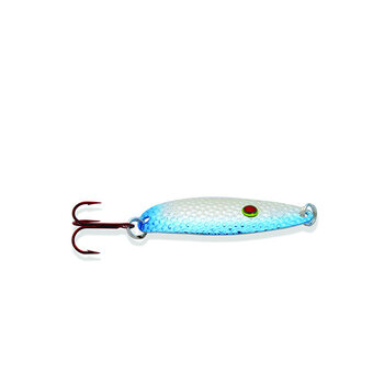 Williams Nipigon 1/3oz Spoon. Silver Nu-Wrinkle Blue