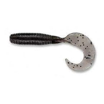 Yamamoto Single Tail Grub 4" Cinnamon/Black Flake 20-pk
