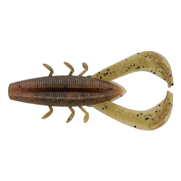 Yamamoto Nuki Bug 3.5" Dark Green Pumpkin Amber Laminate 6-pk