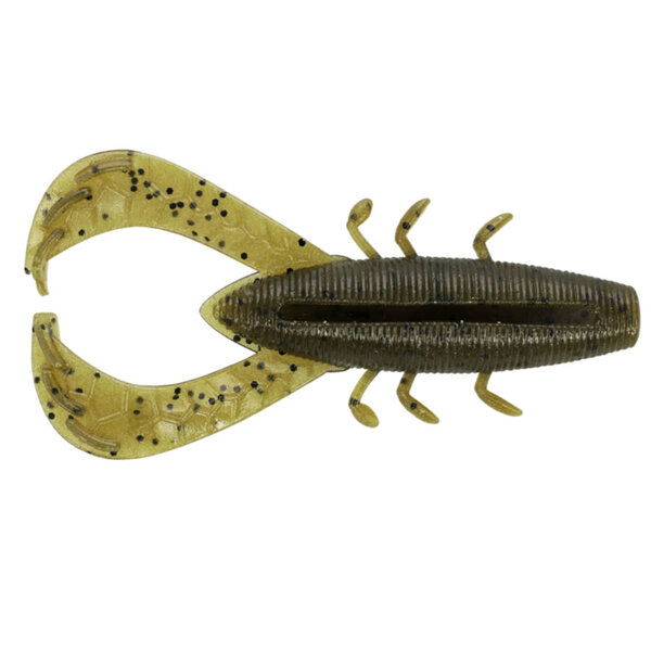Yamamoto Nuki Bug 3.5" Green Pumpkin/Black Flack 6-pk