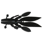 Yamamoto Flappin Hog 3.75" Black Blue Flake 7-pk