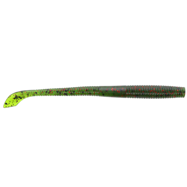 Yamamoto Yamamoto Kut Tail Worm 7.5" Watermelon/Black Red 5-pk