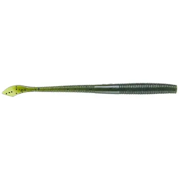 Yamamoto 5'' Kut Tail Worm. Watermelon/Black Fleck