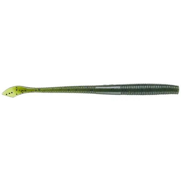 Yamamoto Yamamoto 5'' Kut Tail Worm. Watermelon/Black Fleck