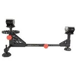 Birchwood Casey Echo Shooting Rest Black SteelRed Accents NonSlip Rubber Feet