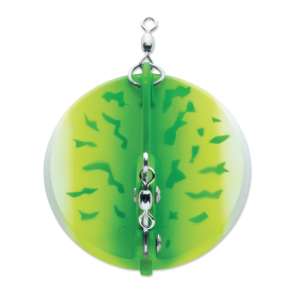 Luhr Jensen Dipsy Diver Size 1 Green Fire UV Reg. $24.99