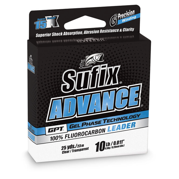 Sufix Advance Fluorocarbon Leader 30lb 25yds - Reg. $29.99