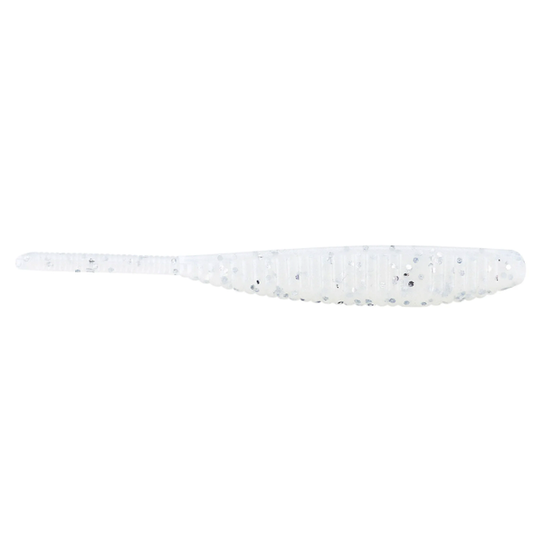 Yamamoto Shad Shape Worm. Blue Pearl Silver Flake 10-pk