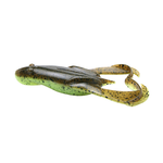 Keitech  Noisy Flapper Frog 3.5" Green Pumpkin Chartreuse  5-pk