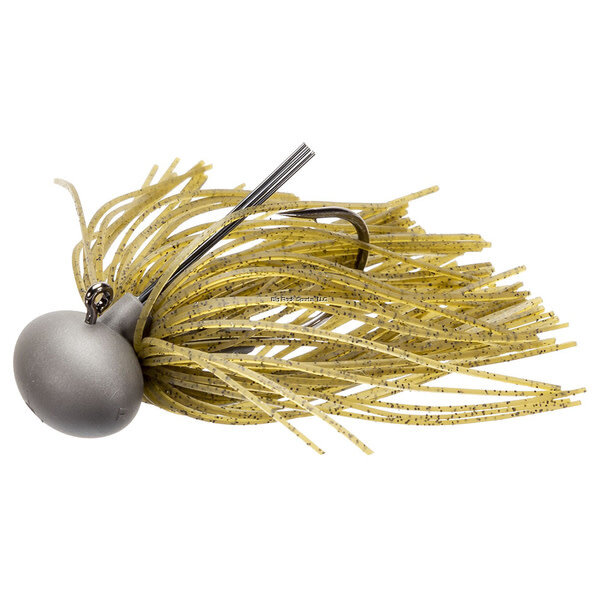 Keitech Keitech Tungsten Model II V2 Football Jig 1/4 oz Green pumpkin