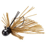 Keitech Tungsten Guard Spin Jig, Dark Green Pumpkin, 5/32oz