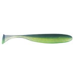 Keitech Easy Shiner 4" Electric Blue & Chartreuse 7-pk
