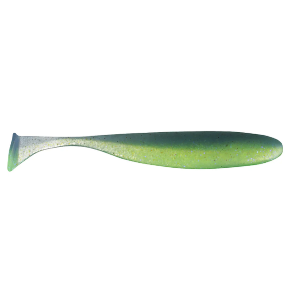 Keitech Easy Shiner 4" Electric Blue & Chartreuse 7-pk
