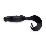 Keitech Flapper Grub 4' Black  7pk