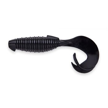 Keitech Flapper Grub 4' Black  7pk