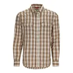 Simms  M's Big Sky LS Shirt Driftwood Plaid Medium - Reg. $129.99