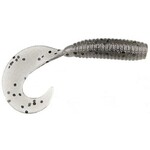 Yamamoto Single Tail Grub 4" Smoke w/Black Flake 20-pk