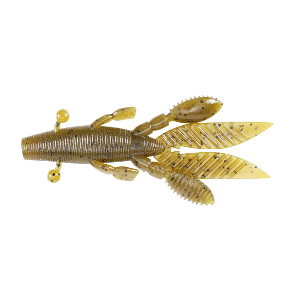 Yamamoto Large Flappin Hog. Green Pumpkin Black Flake 5-pk