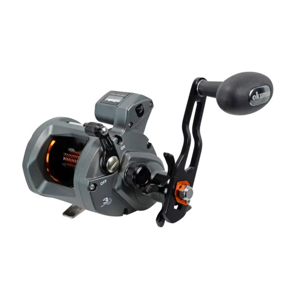 Okuma Coldwater 30DHA High Speed Linecounter Trolling Reel.