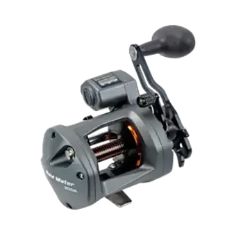 Okuma Coldwater 20DLA Linecounter Trolling Reel. Left Hand