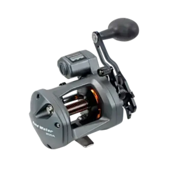 Okuma Coldwater 20DLA Linecounter Trolling Reel. Left Hand